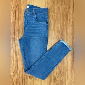 LOFT Modern Soft Skinny Jeans In Pure Mid Indigo Wash